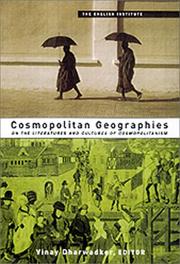 Cover of: Cosmopolitan geographies: new locations in literature and culture