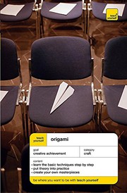 Cover of: Teach Yourself Origami