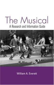 The musical : a research and information guide