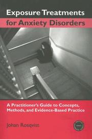 Exposure Treatments for Anxiety Disorders by Johan Rosqvist