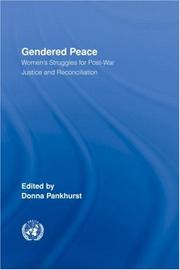 Gendered peace : women's struggles for post-war justice and reconciliation