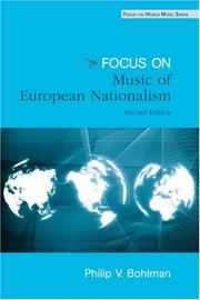 Focus : music, nationalism, and the making of the new Europe