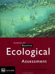 Guidelines for baseline ecological assessment