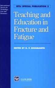 Teaching and education in fracture and fatigue