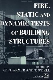 Fire, static and dynamic tests of building structures : proceedings of the Second Cardington Conference, Cardington, England 12-14 March 1996