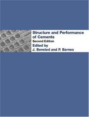 Cover of: Structure and performance of cements
