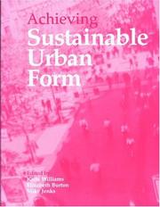 Achieving sustainable urban form