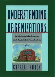 Cover of: Understanding organizations