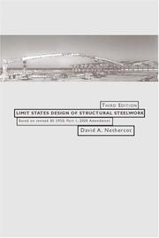 Limit states design of structural steelwork