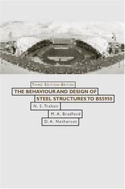 Cover of: The behaviour and design of steel structures to BS5950