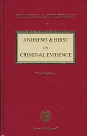 Andrews & Hirst on criminal evidence