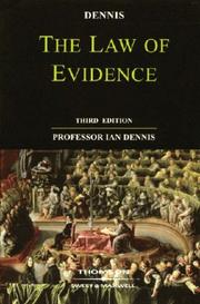 The law of evidence