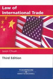 Law of International Trade by Jason Chuah