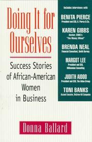 Cover of: Doing it for ourselves: success stories of African-American women in business
