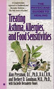 Cover of: Treating asthma, allergies, and food sensitivities by Alan H. Pressman