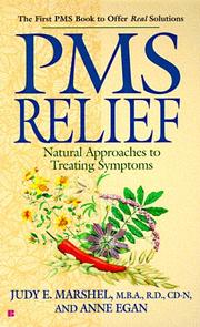 Cover of: Pms relief: natural approaches to treating symptoms