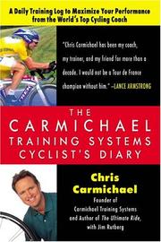 Cover of: The Carmichael Training Systems cyclist's diary