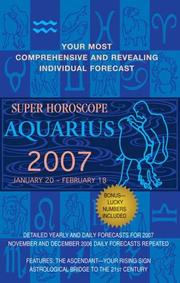 Cover of: Aquarius