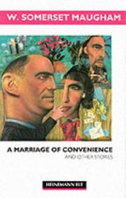 Cover of: A Marriage of Convenience and Other Stories (Intermediate Level) by William Somerset Maugham, R. D. Hill