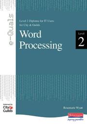 Cover of: E-Quals Level 2 Word Processing for Office 2000 (E-Quals)