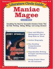Cover of: Literature Circle Guides: Maniac Magee (Grades 4-8)