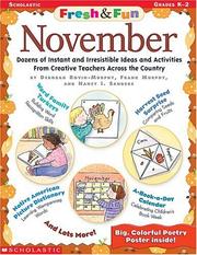 Cover of: Fresh & Fun: November (Grades K-2)
