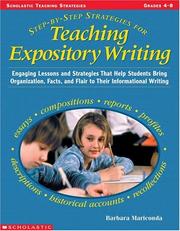 Cover of: Step-by-step Strategies For Teaching Expository Writing