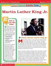 Cover of: Martin Luther King, Jr. (Instant Internet Activities Folder)