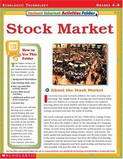 Cover of: Stock Market (Instant Internet Activities Folder)