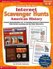 Cover of: Internet Scavenger Hunts: American History (Internet Made Easy)