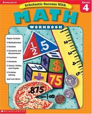 Cover of: Scholastic Success With Math Workbook Grade 4 (Grades 4)