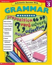 Cover of: Scholastic Success with Tests: Grammar Workbook Grade 3 (Grades 3)