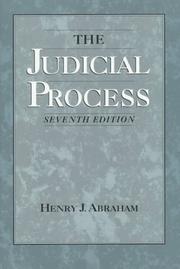 The judicial process : an introductory analysis of the courts of the United States, England, and France