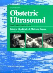 Cover of: Obstetric Ultrasound by Patricia Chudleigh, J. Malcolm Pearce