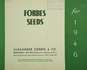 Cover of: Forbes seeds for 1946 by Alexander Forbes & Co