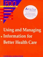 Using and managing information for better health care