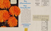 Cover of: New chrysanthemum, Mme. Chiang Kai-shek, spring 1946