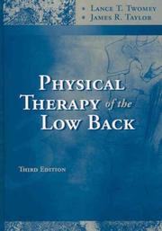 Physical therapy of the low back