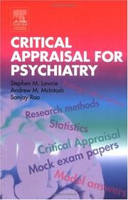 Critical appraisal for psychiatry