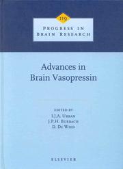Advances in brain vasopressin by D. De Wied