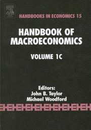 Handbook of macroeconomics