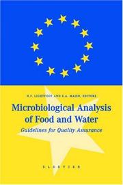 Microbiological analysis of food and water : guidelines for quality assurance