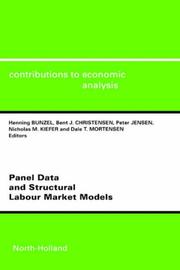 Cover of: Panel Data and Structural Labour Market Models (Contributions to Economic Analysis)