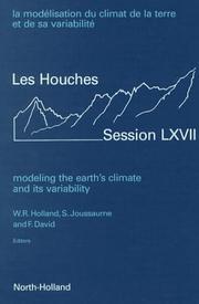 Cover of: Modeling the Earth's Climate and its Variability (Les Houches)