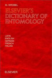 Cover of: Elsevier's Dictionary of Entomology
