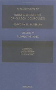 Rodd's chemistry of carbon compounds : a modern comprehensive treatise