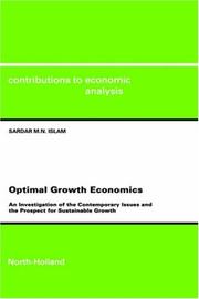 Optimal growth economics : an investigation of the contemporary issues and the prospect for sustainable growth