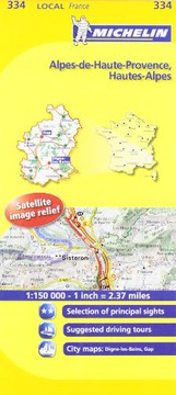 Cover of: Michelin Map France: Alpes-de-Haute-Provence, Hautes-Alpes 334
