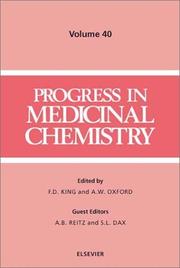 Progress in Medicinal Chemistry by F. D. King, G. P. Ellis, A. B. Reitz, A. W. Oxford