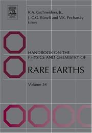 Cover of: Handbook on the Physics and Chemistry of Rare Earths, Volume 34 (Handbook on the Physics and Chemistry of Rare Earths) by 